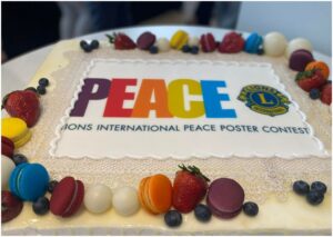 Lietuvos LIONS klubų vaikų 2025-2026 m. Taikos plakato konkurso nugalėtojų paroda.