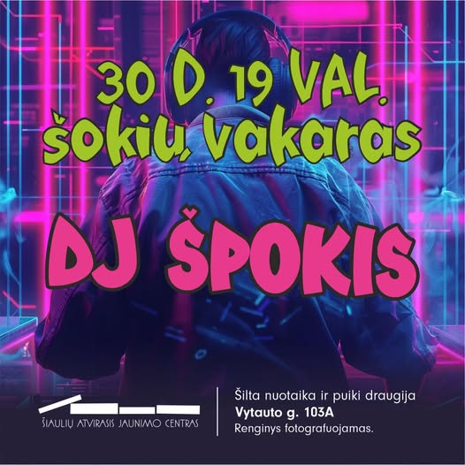 diskoteka,šokių vakaras