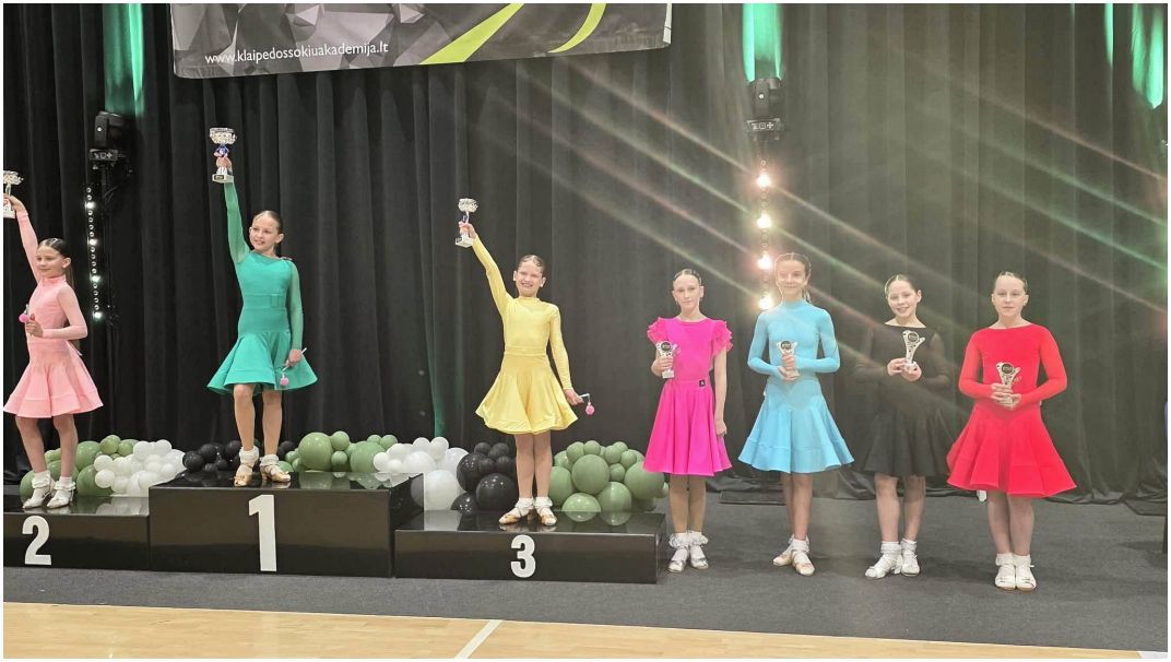 sportinių šokių varžybose „Akademijos taurė 2026“