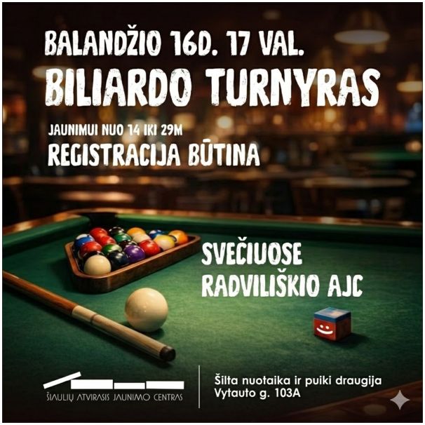 biliardo turnyras