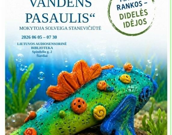 Spalvotas vandens pasaulis