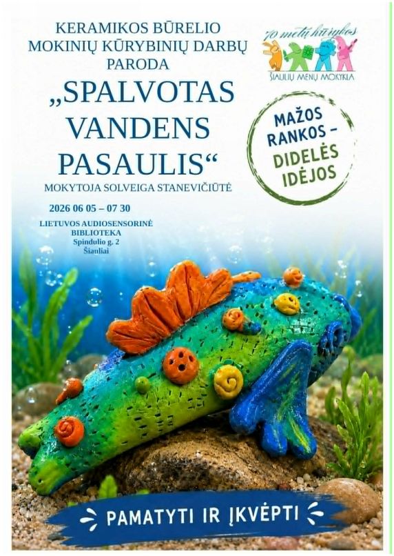 Spalvotas vandens pasaulis